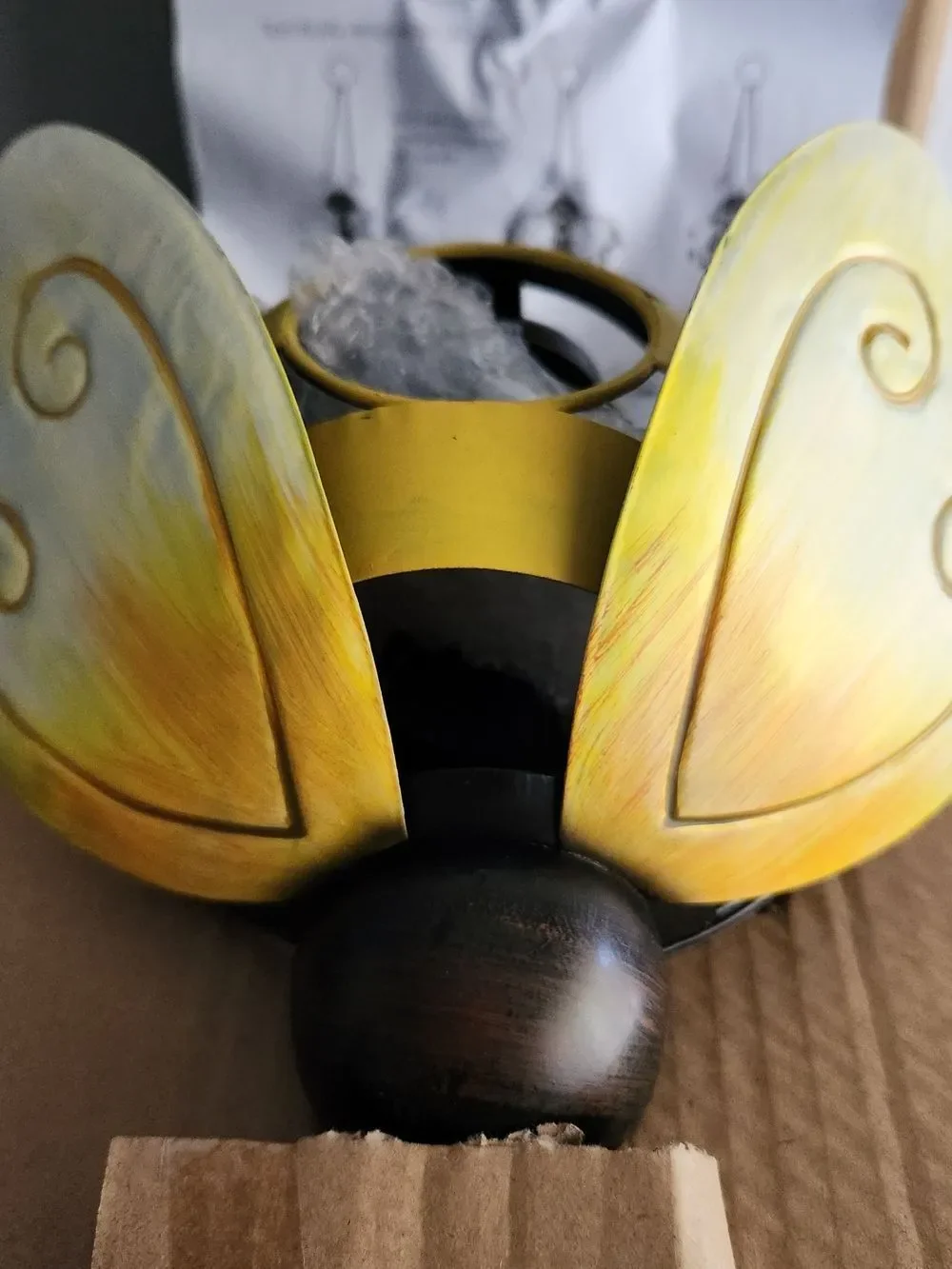 Citter Candleholder Bee - LED Candle Use Hanging Chain & LED candle Included